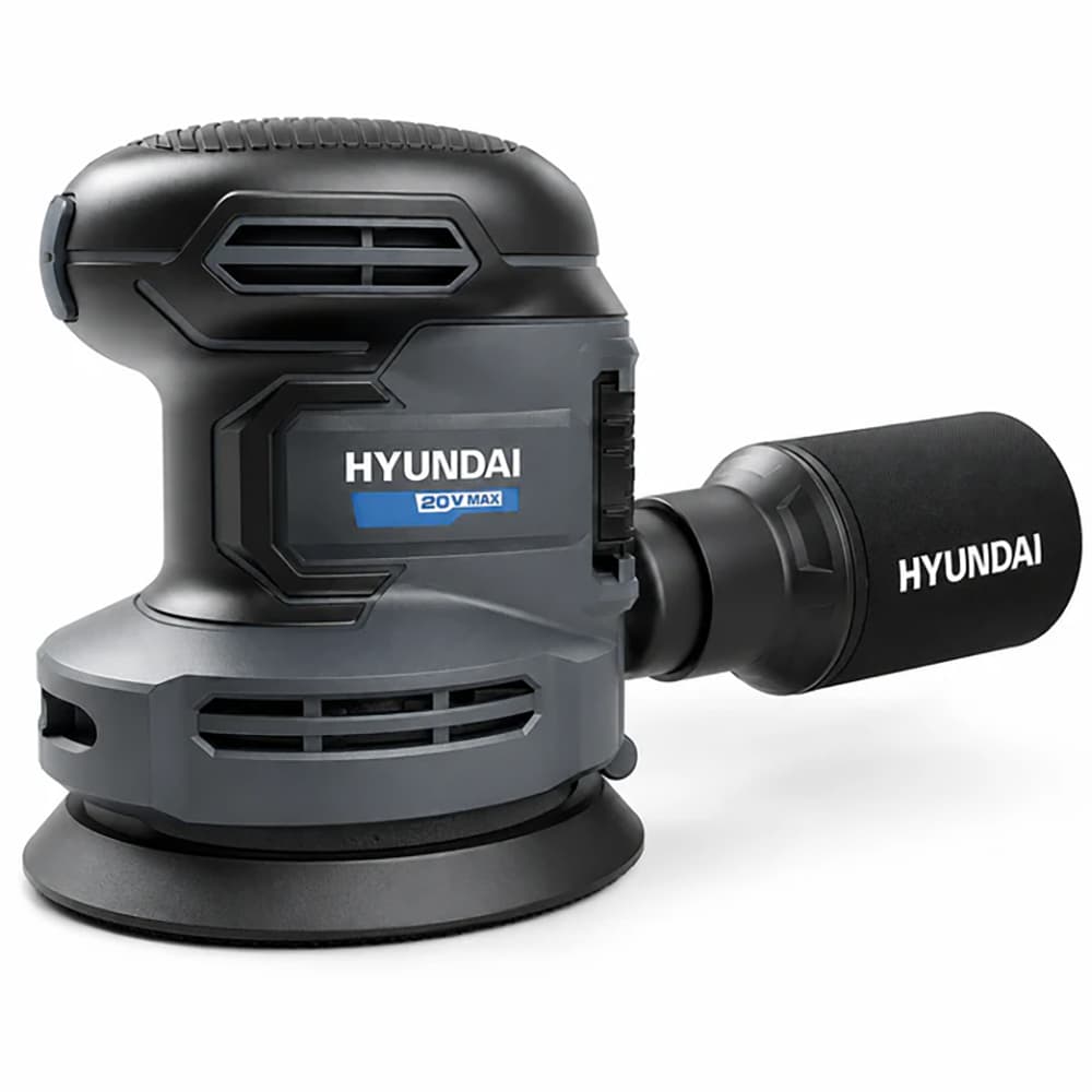Hyundai 20V Cordless Orbital Sander 5in Pad Skin Only